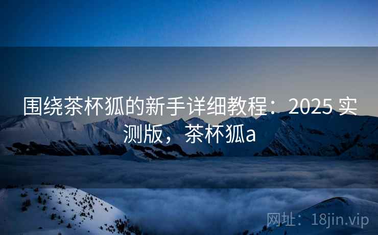 围绕茶杯狐的新手详细教程：2025 实测版，茶杯狐a