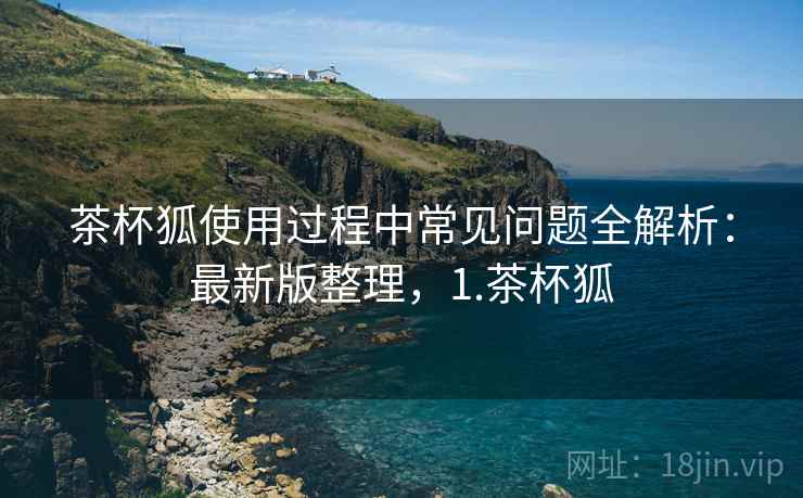 茶杯狐使用过程中常见问题全解析：最新版整理，1.茶杯狐